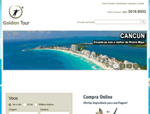 Tablet Screenshot of goldentour.com.br